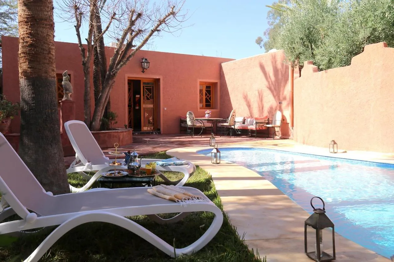 ***** Guest house Dar Ayniwen Garden Hotel & Bird Zoo Marrakesh Morocco